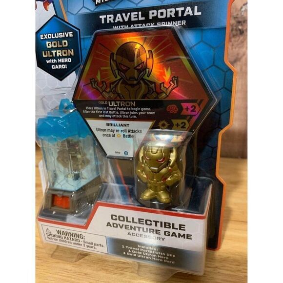 Funko Marvel Battleworld: Series 1 Travel Portal Gold Ultron Collectible Toy New - Picture 2 of 9